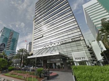 Sewa Kantor Wisma 77 Tower 1 Luas 240 M2 Bare Slipi Jakarta Barat