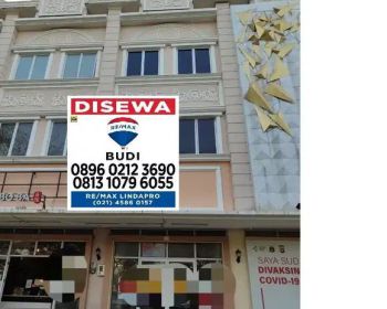 Disewa Ruko 3 Tk 5 X 15 The Walk Jakarta Garden City Cakung Strategis