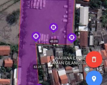 Dijual Gudang Raya Gilang Taman Sidoarjo