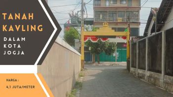 Tanah Kavling SHM di Dekat Gembira Loka & JEC Jl Kusumanegara