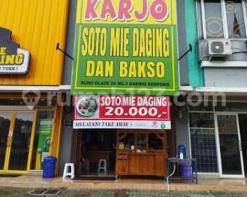 Dijual Cpt Ruko Glaze Gading Serpong Lt 4,5x17m, 3 Lantai Shgb