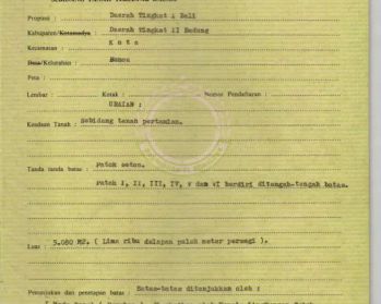 Tanah 1 hektar lokasi sawangan