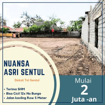 Tanah Sentul 99m2 Promo 2 Jt An Per Meter Free Shm