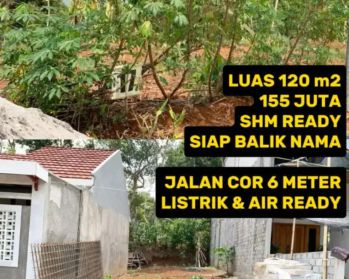 Tanah kavling SHM Ready lokasi Kandri