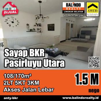 Turun Harga tengah kota Murah hanya 100 meter dari Jalan BKR Bandung