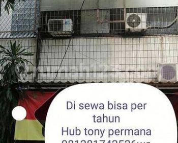 Di sewa ruko strategis 3.1/2 lantai di pinggir jalan besar latumenten jak bar