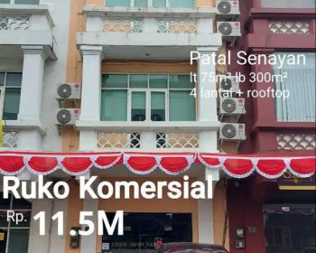 Dijual Ruko 4 Lantai ada Rooftop di Permata Senayan