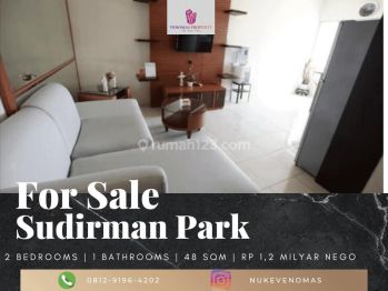 Dijual Apartement Sudirman Park 2 Bedroom Full Furnished View City