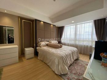 2 BR Luxe Sewa Bulanan Skandinavia Apartemen 13 JT Free IPL