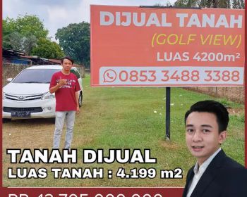 DIJUAL TANAH PINGGIR JALAN DAERAH TANJUNG MORAWA DEKAT KNO AIRPORT