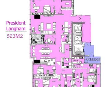 Jual Apartemen The Langham Residences (SCBD) Penthouse Lantai Sedang