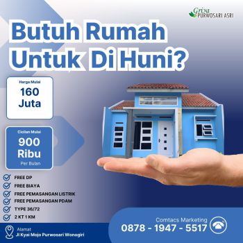 Rumah untuk Dihuni Wonogiri Kota