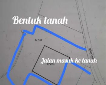 Dijual tanah ngantong cocok utk cluster dibojong klapaNunggal Cilengsi