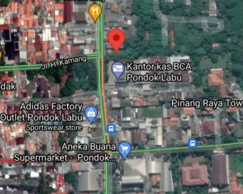 Jual Tanah 1230 m2 di Jl Raya Pondok Labu Jaksel