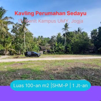 Tanah Murah Jogja, Area gerbang Toll Gamping, Nyaman Pensiunan