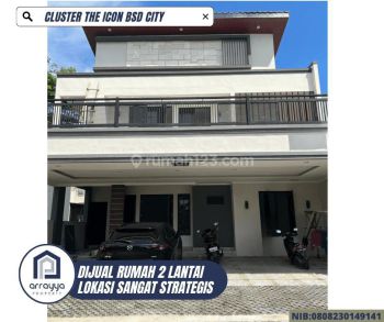 Dijual Rumah Modern Cantik 2 Lantai Cluster The Icon Bsd