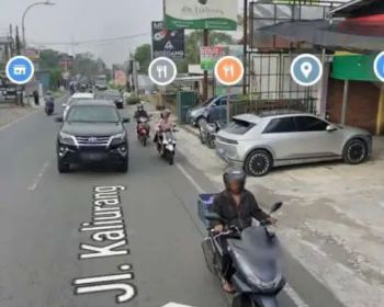 Tanah 371m pinggir Jakal km 11 bs beli separo cocok u usaha