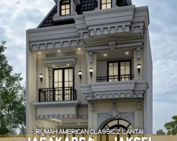 Rumah Dengan Desain Amrerican Classic Jakarta Selatan