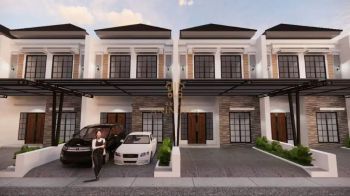 Rumah Mewah 2 Lantai Dp 40 Jutaan di cicil 4x diPondok Gede Bekasi