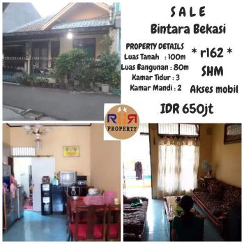 Sell Rumah: Sale Bintara Bekasi