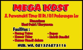 MEGA KOS MENERIMA KOS KHUSUS PASUTRI/KARYAWATI