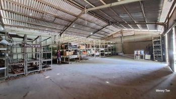 Gudang mainroad gedebage, akses kontainer, bebas banjir