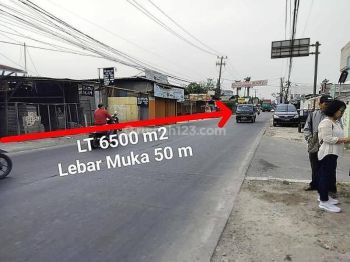 LAHAN KOMERSIL 6500 m2 JALAN RAYA UTAMA CURUG TANGERANG