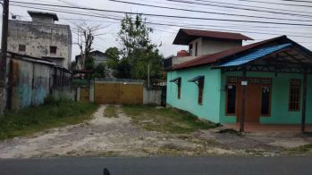 Dijual lahan + gudang + kantor di tengah kota