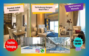 Furniture Mewah. Type 2 Kamar Dan 2 Km Mandi, Luas 110