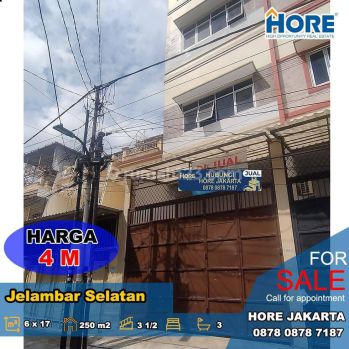 Ruko 3 Lantai di Jelambar Selatan