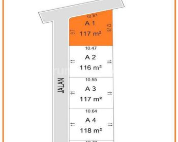 Dekat Kantor Walikota Tangsel, Tanah Kapling Luas 118 M2