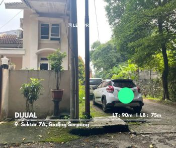 Rumah Dijual Sektor 7B di Pusat Gading Serpong, Tangerang