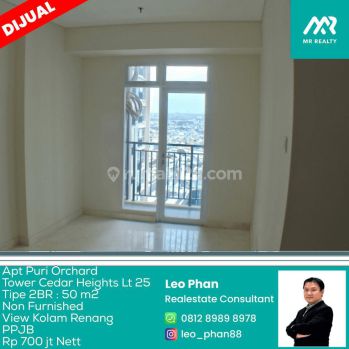 Apartement Puri Orchard Tower Cedar Heights Wing A Lt 25, 2br, Non Furnished