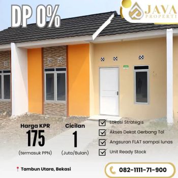 Rumah Subsidi Dibekasi Tanpa Dp Angsuran Flat Sampai Lunas
