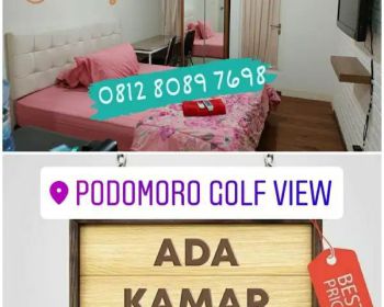 sewa apartemen harian dan transit podomoro golf view cimanggis tapos