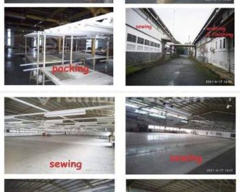 Dijual Tanah Dan Bangunan Ex Pabrik di Raya Cidahu Sukabumi