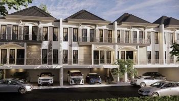 Rumah Elit 3 lantai harga 1 lantai di Kawasan Elit Hertasning Makassar