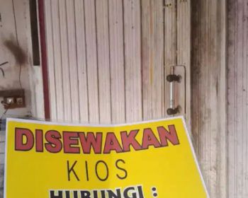 Disewakan kios strategis pinggir jalan Kembangan Raya