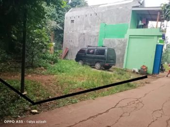 Dijual tanah 60m akses jalan masuk mobil coran harga 60 juta