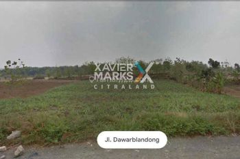 Lahan di Nol Jalan Dawar Blandong Peruntukan Bisa Buat Industry
