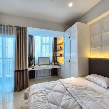 Sewa Apartemen Studio Luas Roseville Soho Suite Bsd Eksklusif Baru Murah Fully