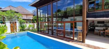 villa balinese style modern canggu for rent