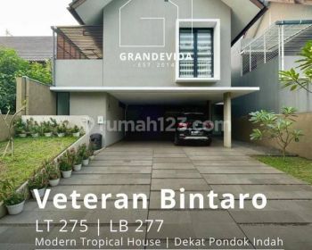 Rumah Nyaman dan Tenang dlm Townhouse Ekslusive di Veteran Bintaro