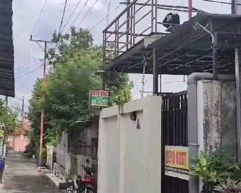 Jual Murah, Via lelang Rumah Kost Aktif 2 lt Jl Rejosari Kec Semarang
