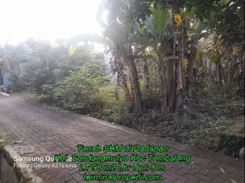Tanah 96 m2 LD 8 m Dadapan Kel Sendangmulyo Tembalang Semarang Timur