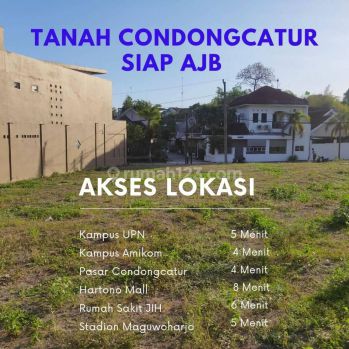 Tanah Hook Condong Catur, Premium Untuk Hunian