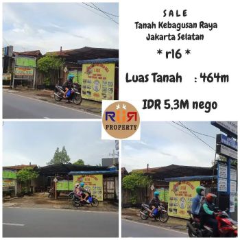 Sale Tanah Kebagusan Jakarta Selatan