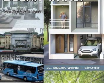 Rumah di Ciputat dekat MRT Lebak Bulus DP 0%