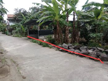 Jual Pekarangan SHM lokasi utara LP cebongan Lt 189 m