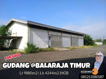 Dijual Cepat Gudang Pinggir Jalan Raya Balaraja Ex Pabrik